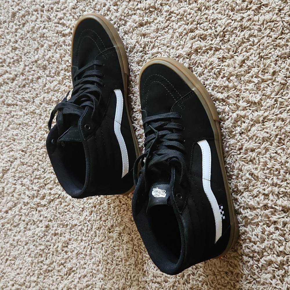 Vans hitop skateboarding shoes size 13
